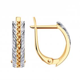 Золотые серьги МАГНАТ МА 011815 МА 011815 фото